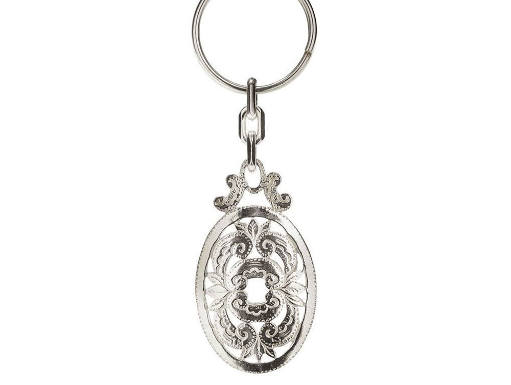 Metal Antique Silver Color Keychains Keyrings MU7M2 Chess Knight Key Chain  Ring